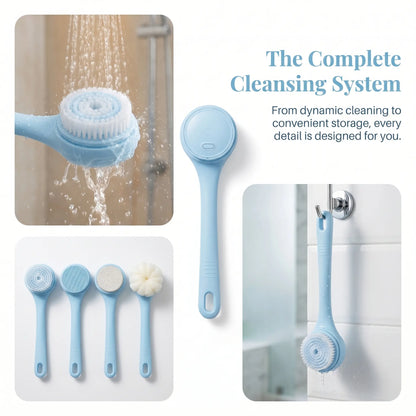 Electric Body Brush Back Scrubber - Dual Handle