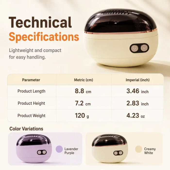 2-in-1 Smart Electric Nail Trimmer & Polisher for All Ages