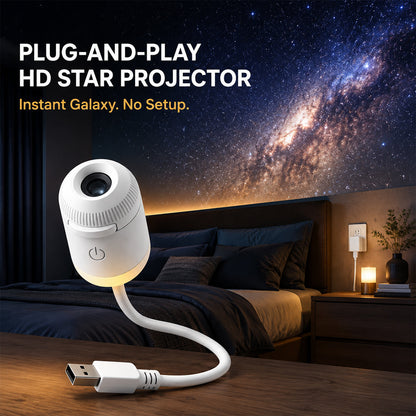 Plug-and-Play HD Star Projector