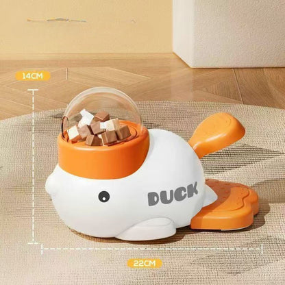 🦆 Duck Puzzle Feeder – IQ Treat Toy for Cats & Small Dogs