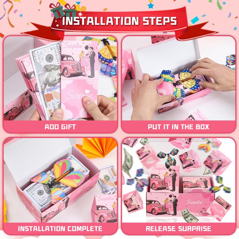 🎂 Surprise Pop-Up Gift Box with Flying Toys