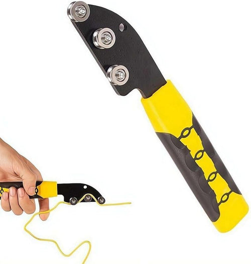 🔩Stainless Steel Cable Straightener Tool - Professional Manual Untwisting & Bending Device for Electricians, HVAC & Telecom Projects