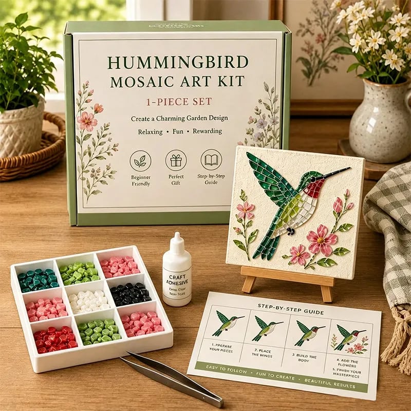 Watering Can Mosaic Art Kit for Beginners