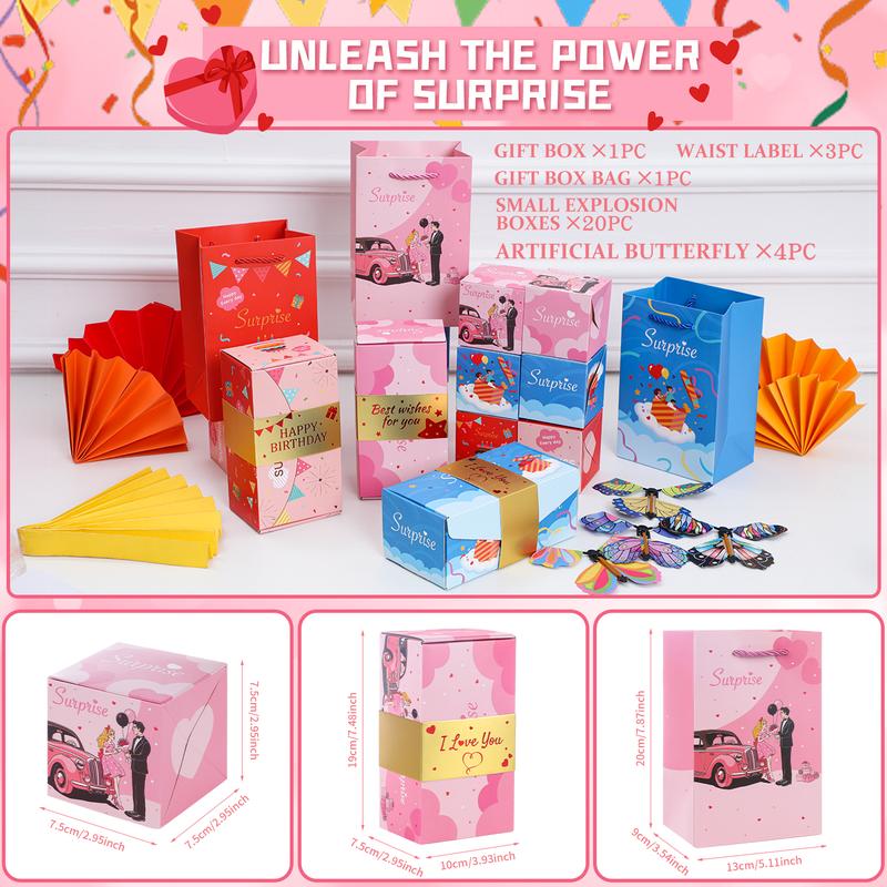 🎂 Surprise Pop-Up Gift Box with Flying Toys