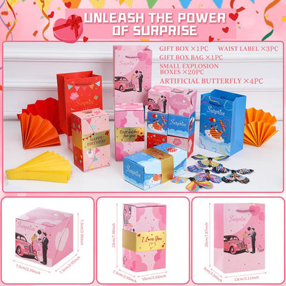 🎂 Surprise Pop-Up Gift Box with Flying Toys