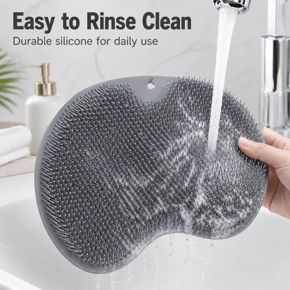 Hands-Free Shower Foot & Back Scrubber Mats