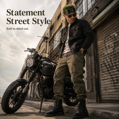 🧢 Men's Glasses-Friendly Pilot Cap