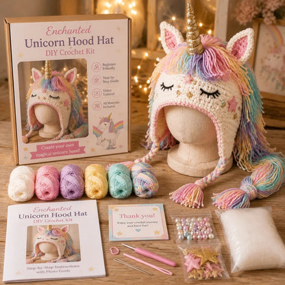 Fantasy Hood Hat DIY Crochet Kit