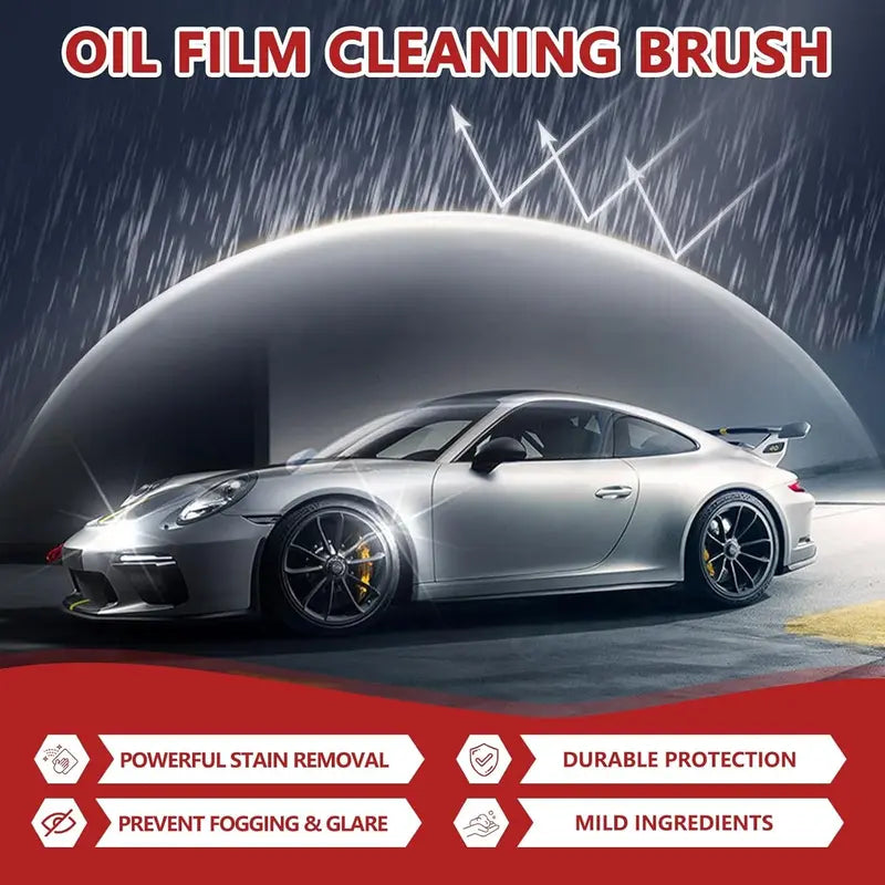 2-In-1 Car Glass Oil Film Removal Cleaner