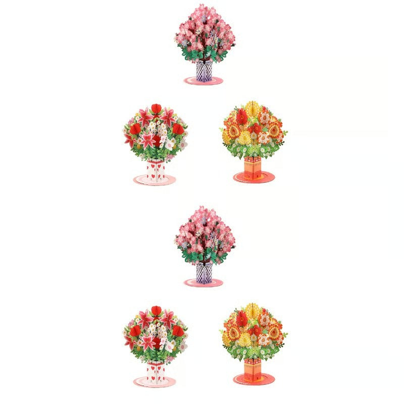 Paper Love 3D Cherry Blossom Flower Bouquet