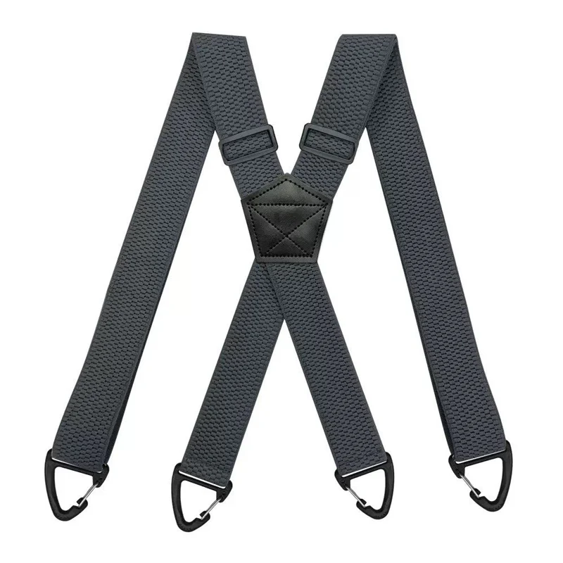 Men's X-Back Suspenders with Hook Clips