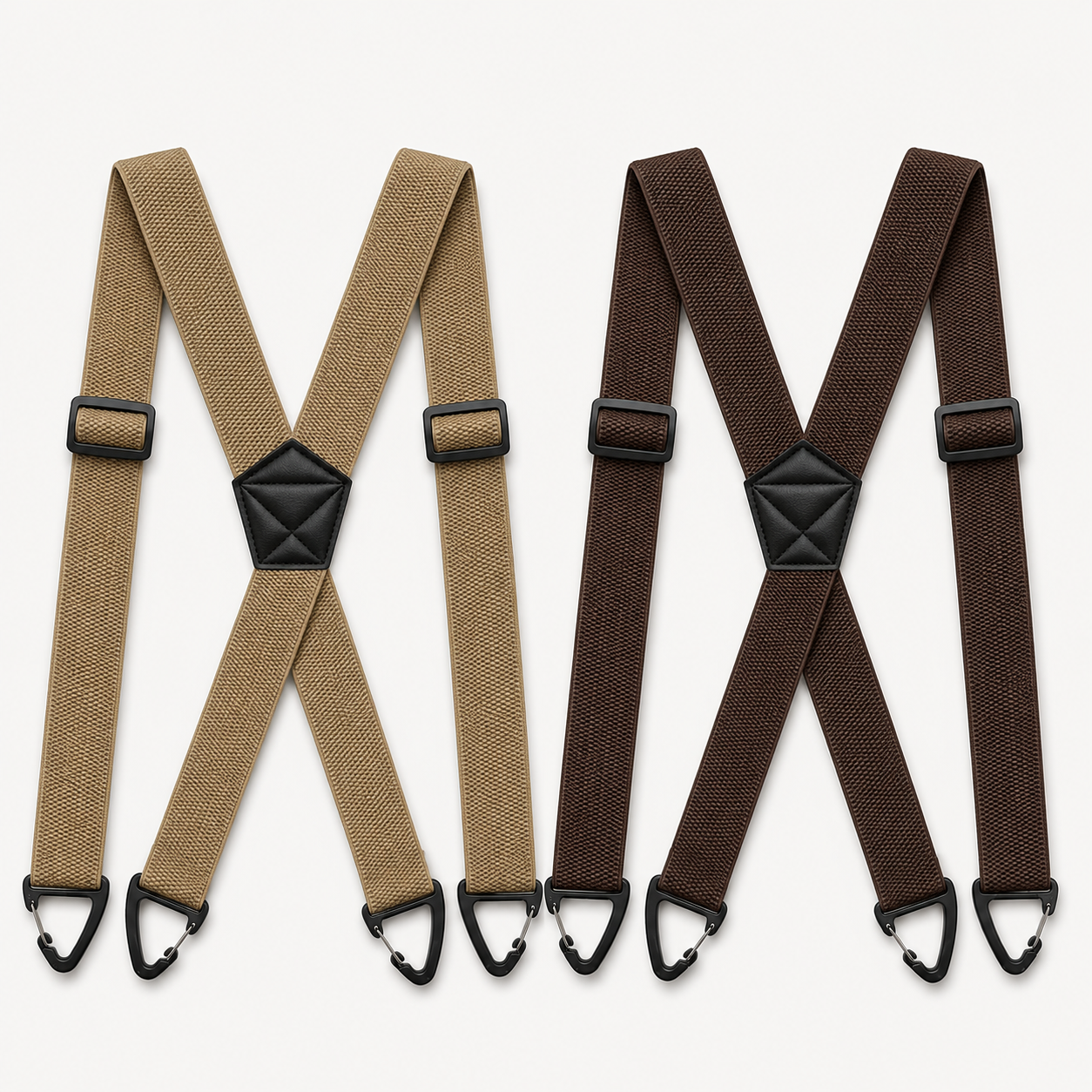 Men's X-Back Suspenders with Hook Clips