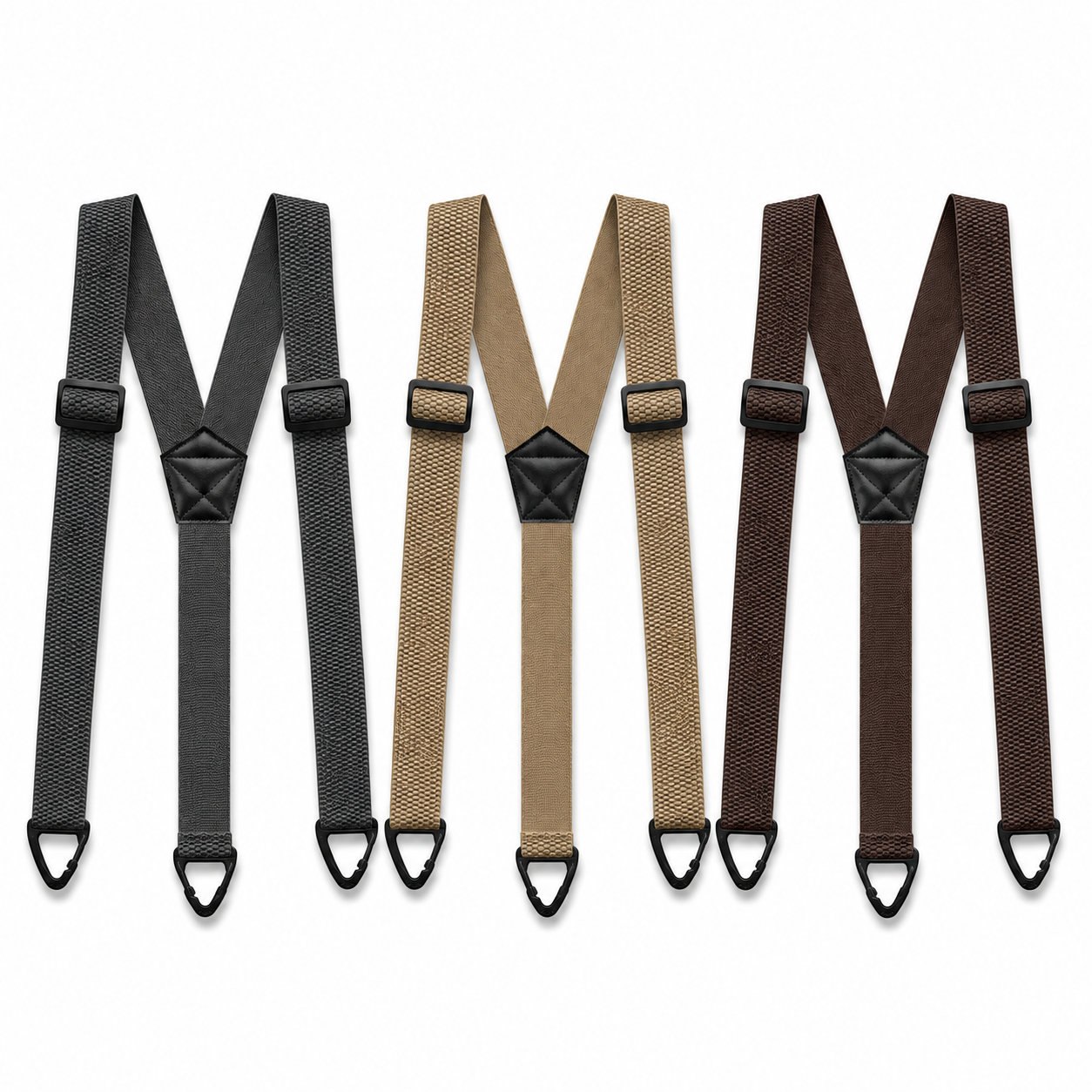 Men's X-Back Suspenders with Hook Clips