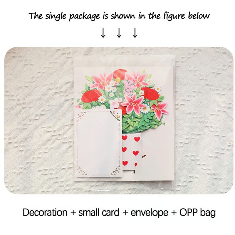 Paper Love 3D Cherry Blossom Flower Bouquet