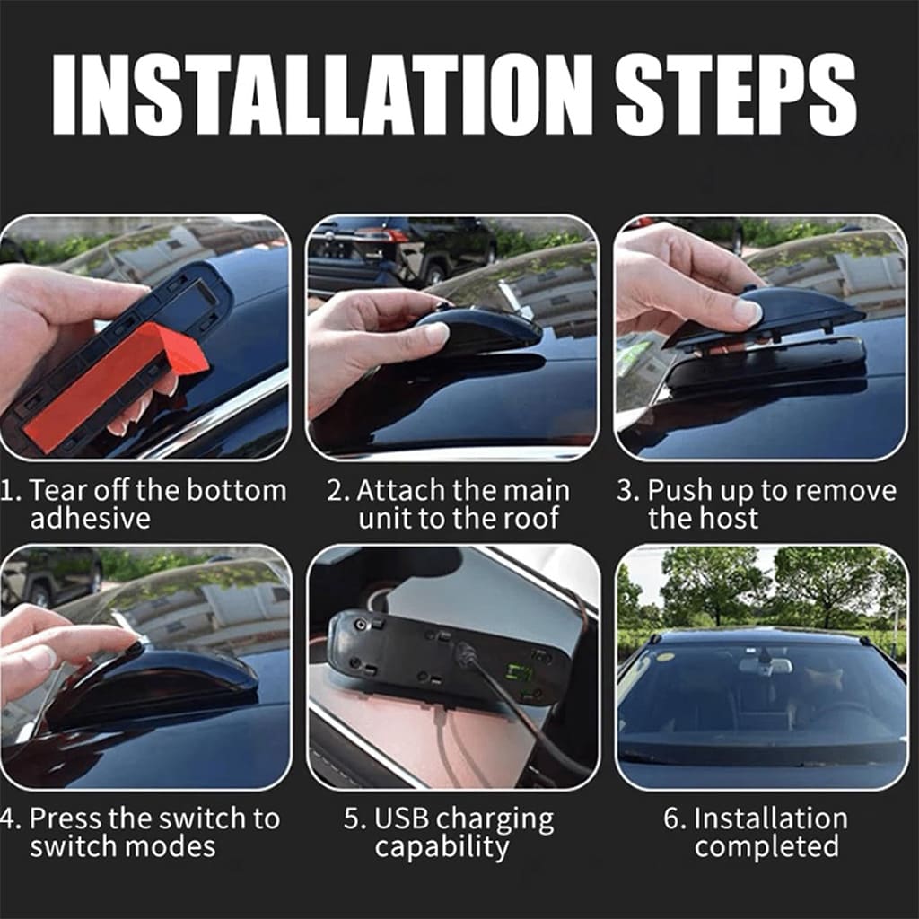 Wireless Vehicle Laser Lights With Remote Control