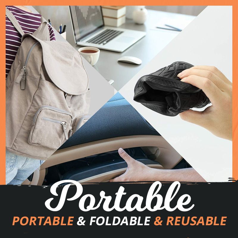 100% Waterproof High-Tube Shoe Covers | Anti-Slip Rain Boot Protectors